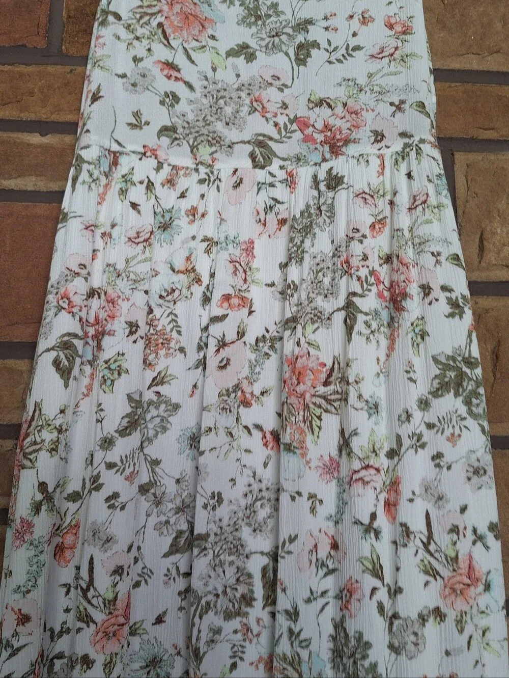 Frye Button-Front Floral Midi Dress Small - Picture 11 of 11